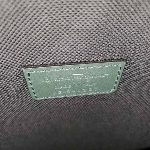 Salvatore Ferragamo Dark Ivy XL Wristlet - Picture 3 of 4